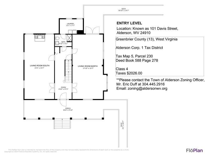 More Photos Of 101 Davis st, Alderson Freestanding For Sale