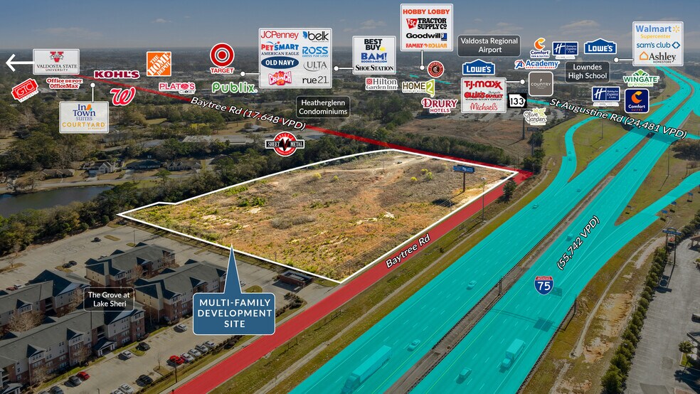 More Photos Of 2107 Baytree Rd, Valdosta Land For Sale