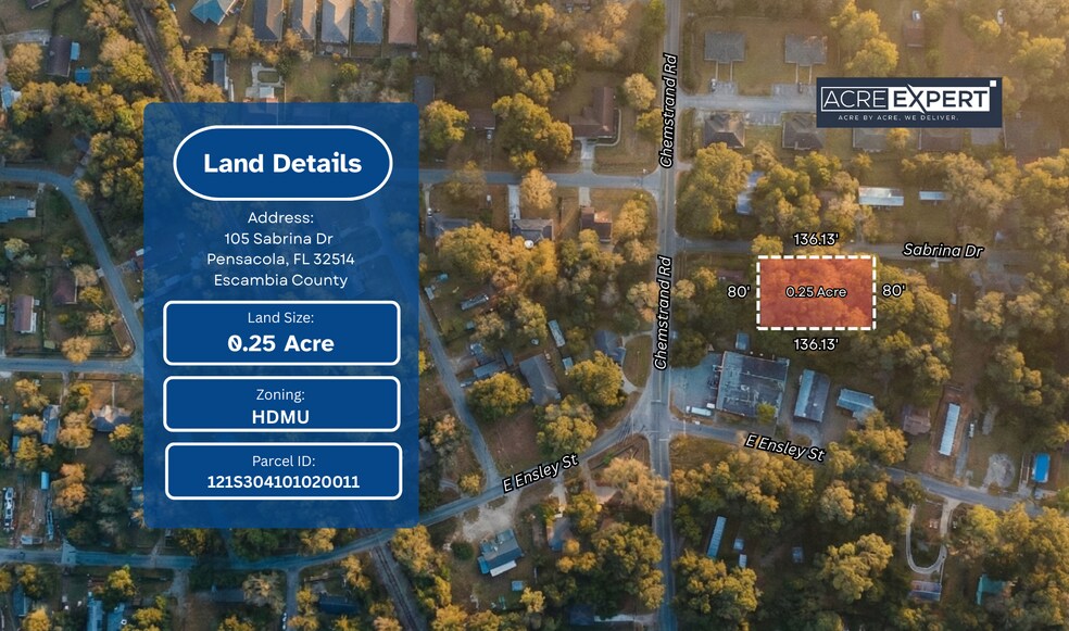 Primary Photo Of 105 Sabrina Dr, Pensacola Land For Sale