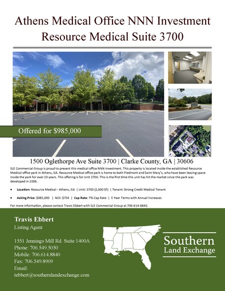 More Photos Of 1500 Oglethorpe Ave, Athens Medical For Sale