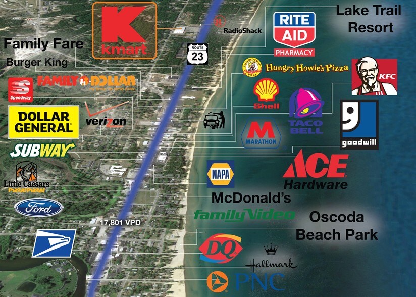 More Photos Of 5719 N Hwy 23, Oscoda Freestanding For Sale