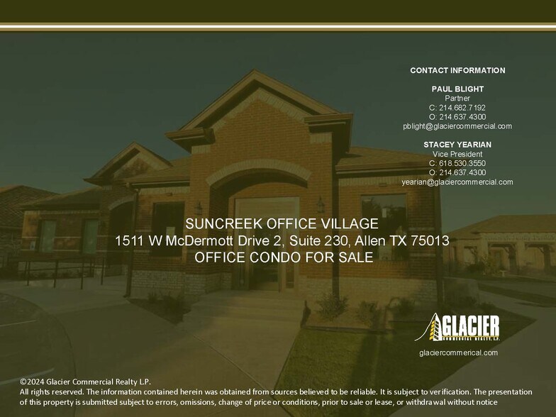 More Photos Of 1511 W McDermott #2 Dr, Allen Medical For Sale