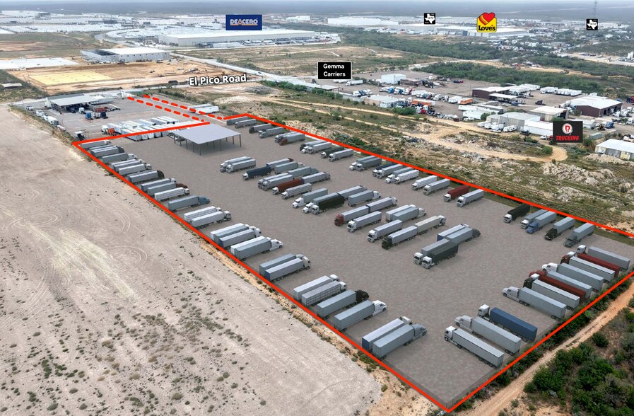 More Photos Of 539 El Pico rd, Laredo Truck Terminal For Lease