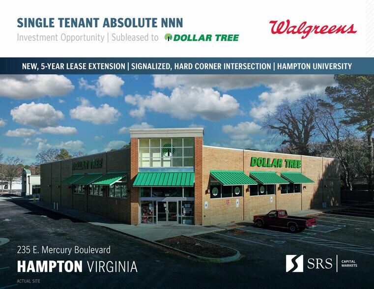 Primary Photo Of 235 E Mercury Blvd, Hampton Freestanding For Sale