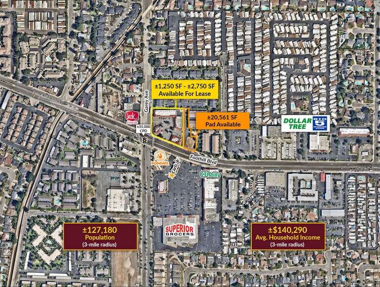 Primary Photo Of 101 E Foothill Blvd, Pomona Unknown For Lease