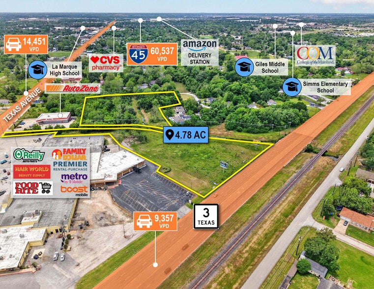More Photos Of 5510 FM 1765, Texas City Land For Sale