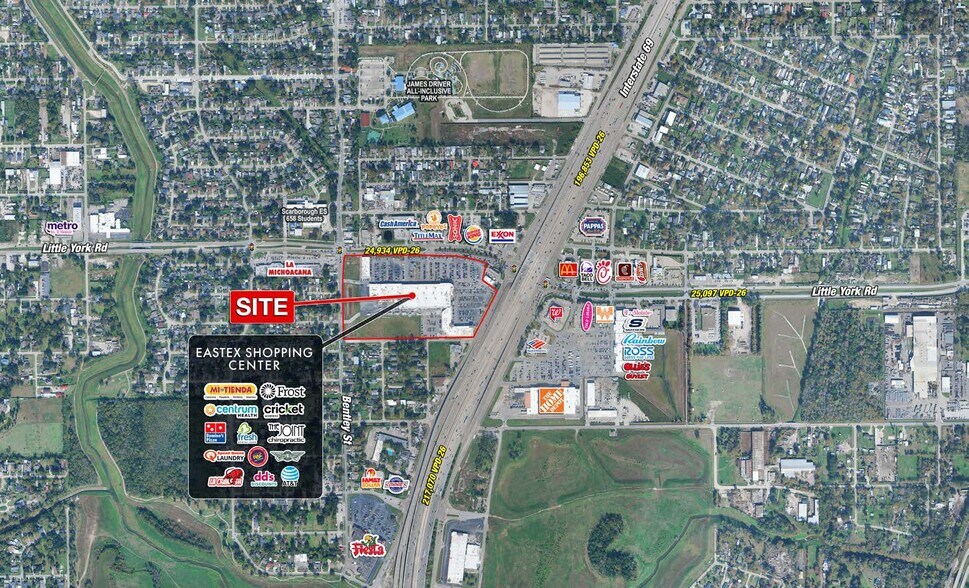 More Photos Of 3500-3800 Little York Rd, Houston General Retail For Lease