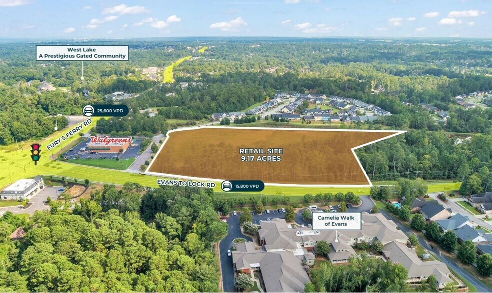 More Photos Of 3950 Evans To Locks Rd, Evans Land For Sale