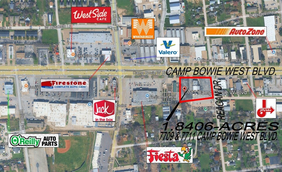 Primary Photo Of 7711 Camp Bowie West Blvd, Fort Worth Land For Sale