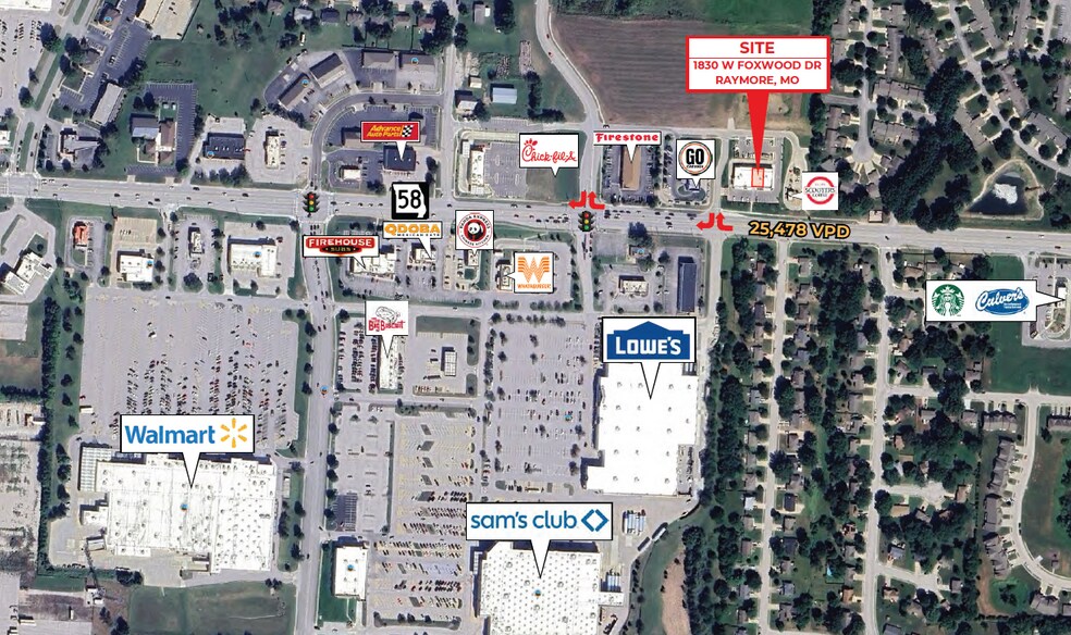 More Photos Of 1830 W Foxwood Dr, Raymore Freestanding For Lease