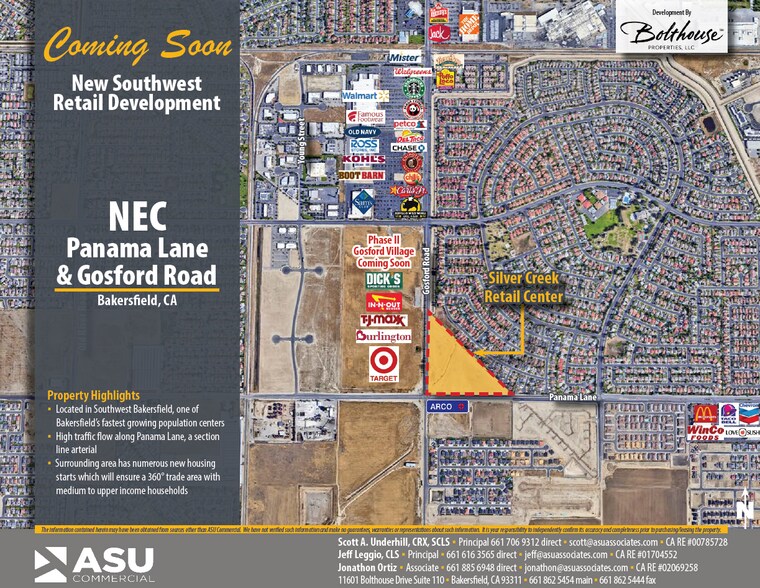 Primary Photo Of NEC Panama Lane & Gosford Road, Bakersfield General Retail For Lease