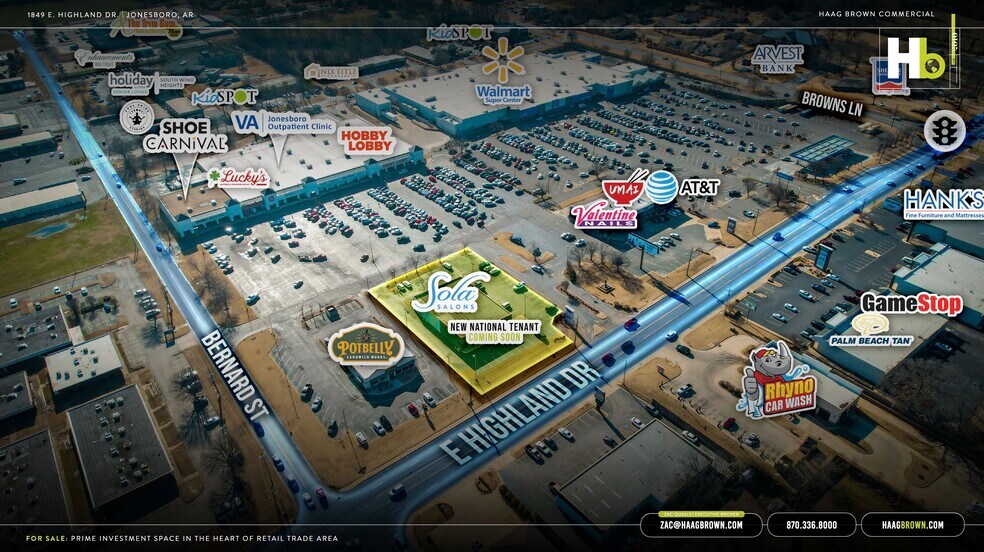 More Photos Of 1849 E Highland Dr, Jonesboro Storefront Retail Office For Sale