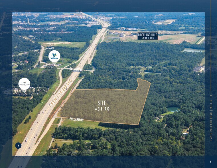 More Photos Of 1002 Interstate 45, Willis Land For Sale
