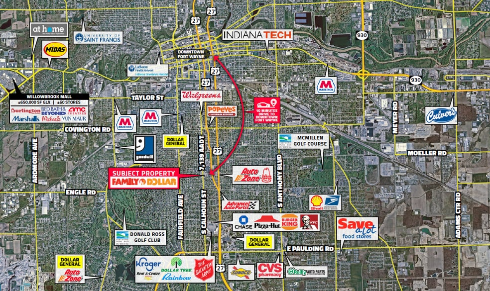 More Photos Of 102 E Rudisill Blvd, Fort Wayne General Retail For Sale