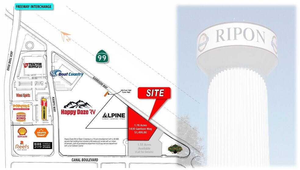 More Photos Of 1430 Garrison Way, Ripon Land For Sale