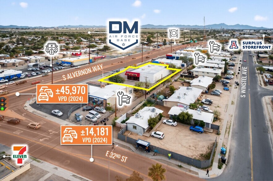 More Photos Of 2106 S Alvernon Way, Tucson Auto Repair For Sale