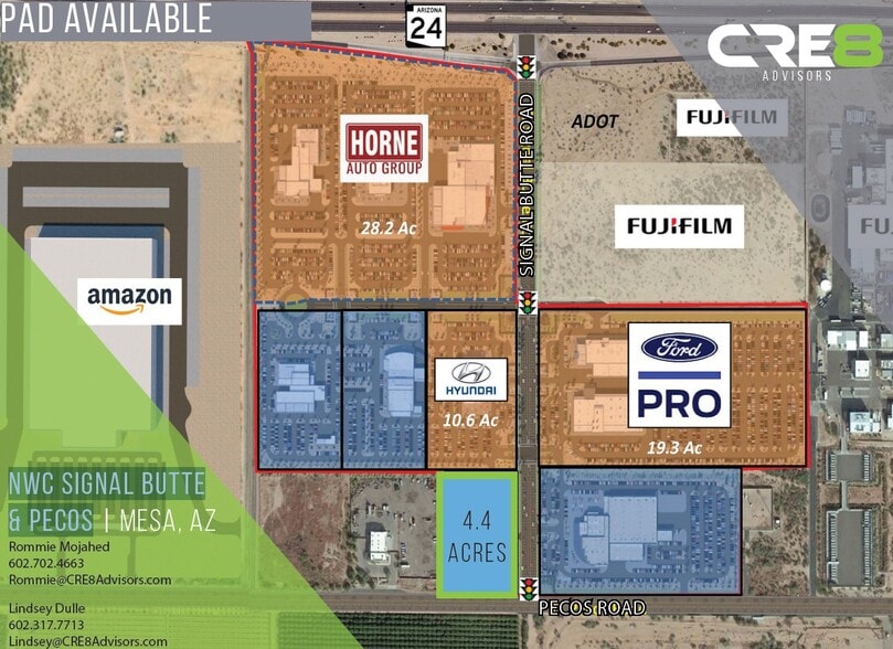 Primary Photo Of 11001 E Pecos Rd, Mesa Land For Lease