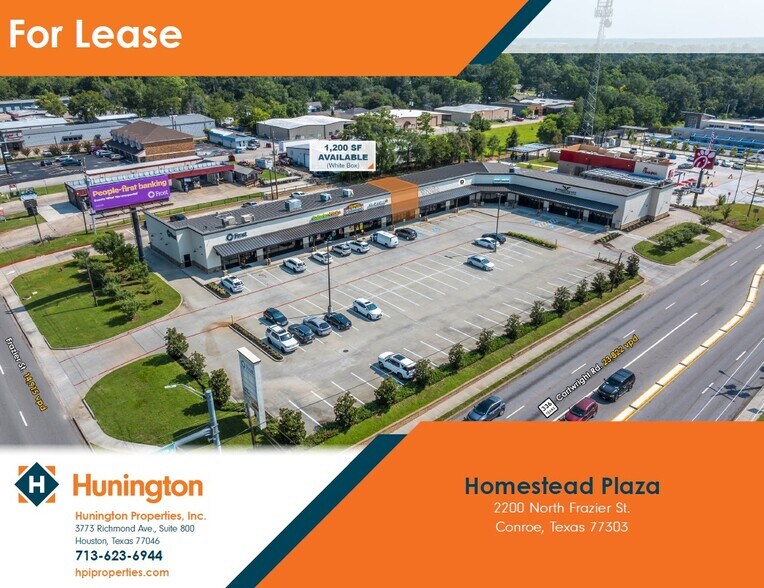 Primary Photo Of 2200 N Frazier St, Conroe Storefront For Lease