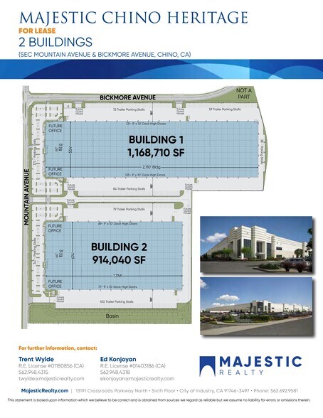 More Photos Of SEC Mountain Ave & Bickmore Ave, Chino Manufacturing For Lease