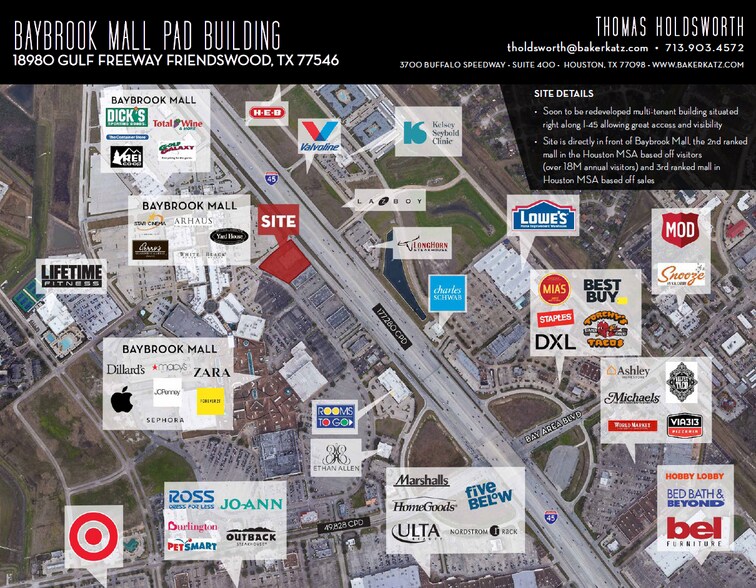 Primary Photo Of 18980 Gulf Fwy, Friendswood Freestanding For Lease