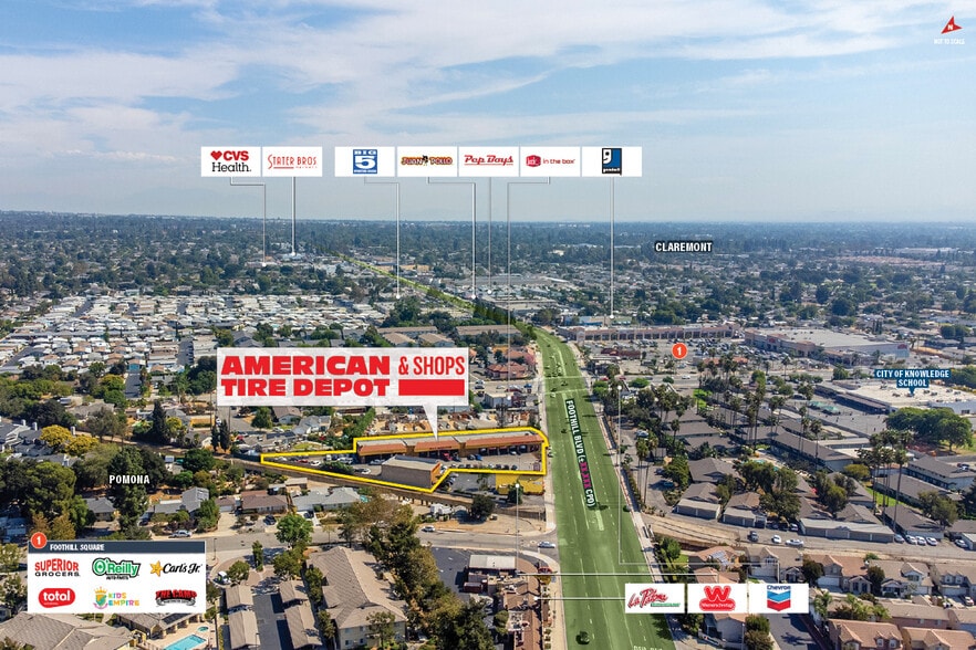 More Photos Of 141 W Foothill Blvd, Pomona Auto Repair For Sale