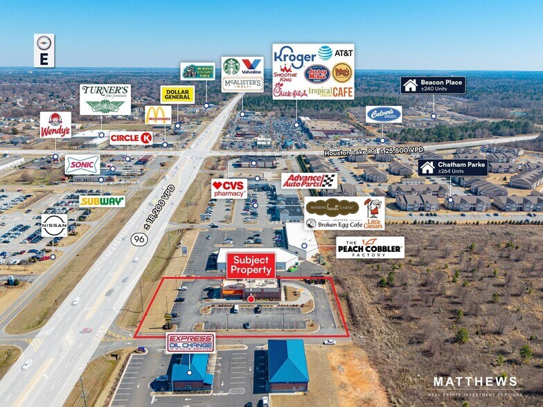 More Photos Of 850 State Route 96, Warner Robins, GA, USA, Warner Robins Fast Food For Sale