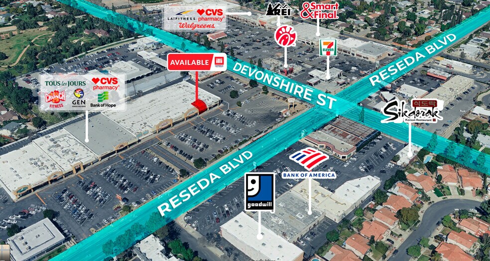 More Photos Of 10147-10235 Reseda Blvd, Northridge Storefront For Lease