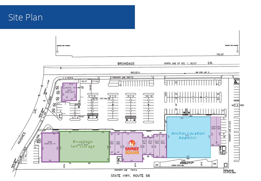 More Photos Of 2203-2309 Brundage Ln, Bakersfield Storefront For Sale