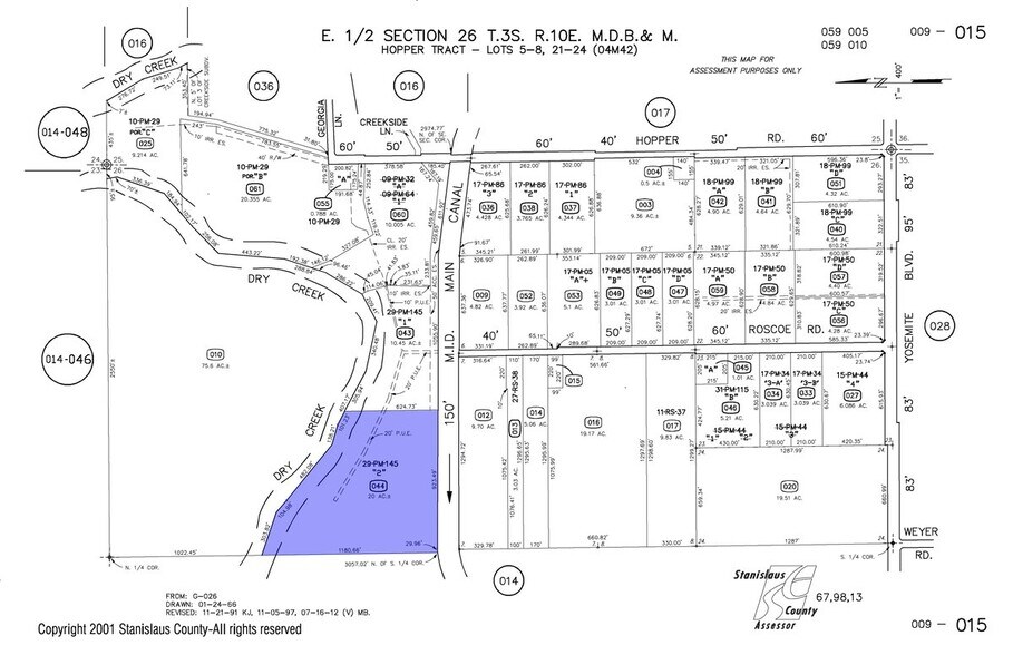 More Photos Of 625 N Hopper Rd, Modesto Land For Sale