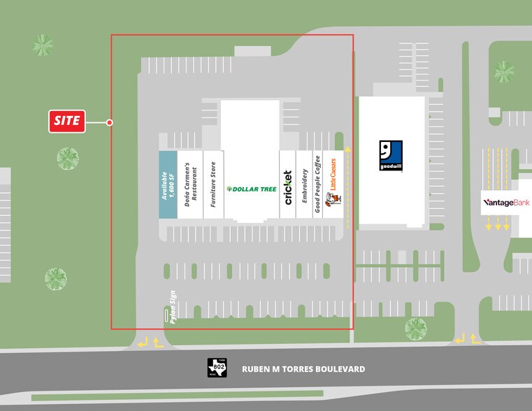 More Photos Of 1725 Ruben M. Torres Blvd, Brownsville General Retail For Lease