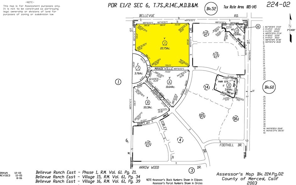 Primary Photo Of Belleveue / M Street, Merced Land For Sale