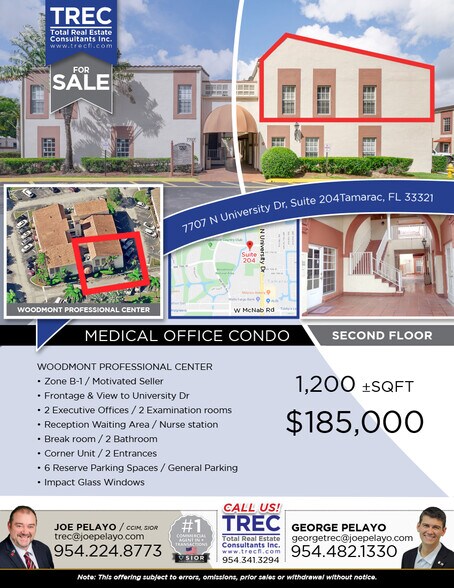 More Photos Of 7707 N University Dr, Tamarac Medical For Lease