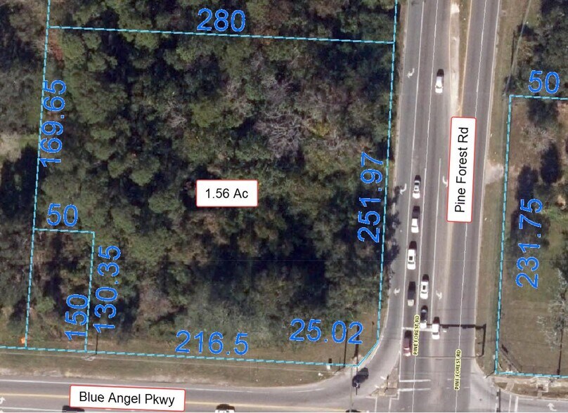 Primary Photo Of 7190 Blue Angel Pky, Pensacola Land For Sale