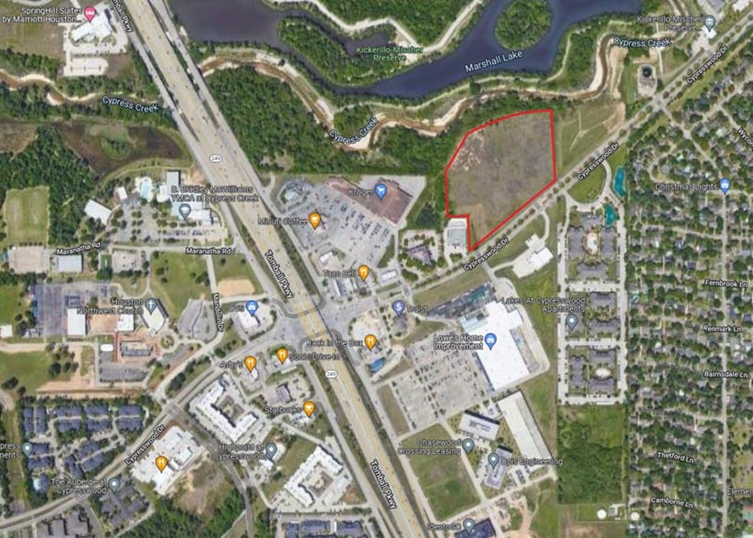 Primary Photo Of 9900 Block Of Cypresswood, Houston Land For Sale