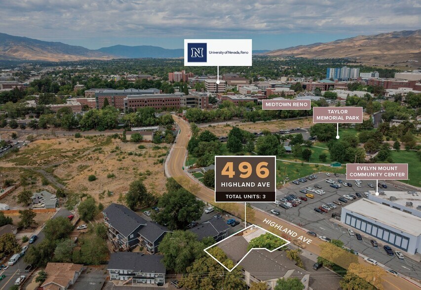 More Photos Of 496 Highland, Reno Multifamily For Sale