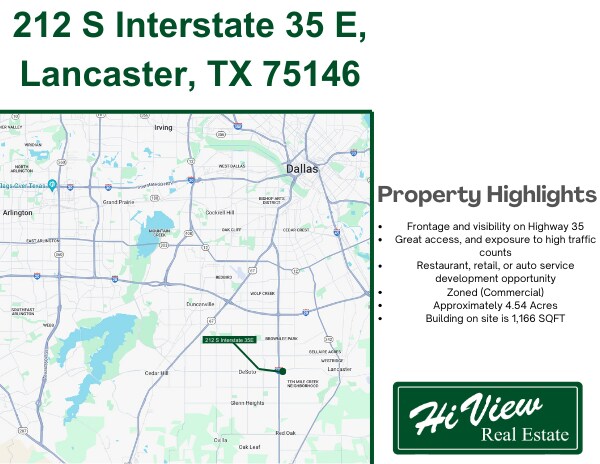 More Photos Of 212 S Interstate 35 E, Lancaster Land For Sale