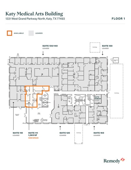 More Photos Of 1331 W Grand Pky N, Katy Medical For Lease