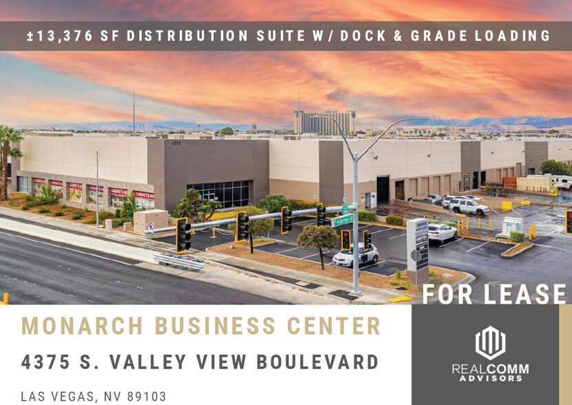 Primary Photo Of 4375 S Valley View Blvd, Las Vegas Warehouse For Lease