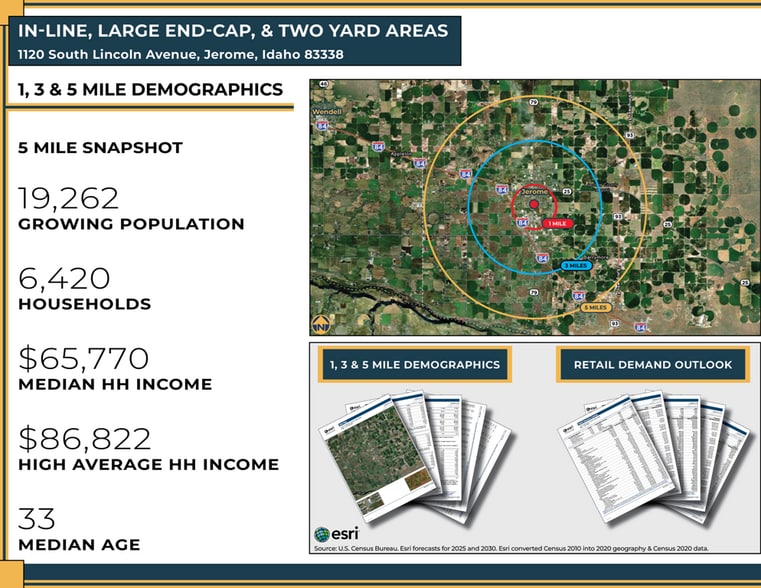 More Photos Of 1016-1120 S Lincoln Ave, Jerome General Retail For Lease