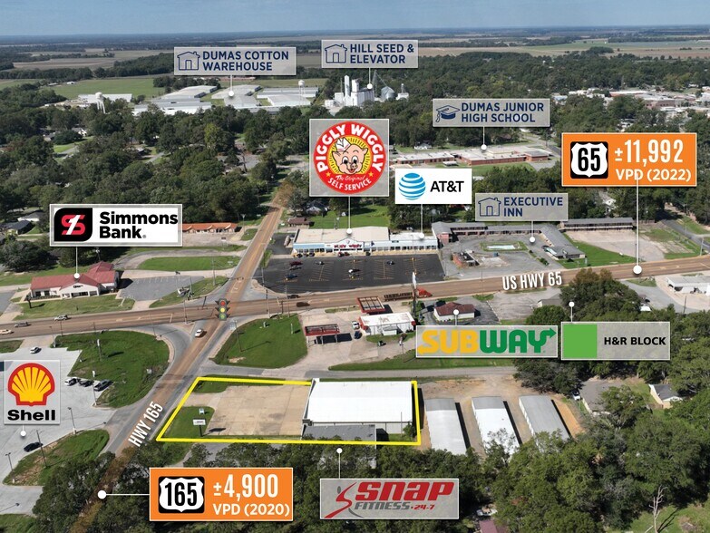 More Photos Of 801 Hwy 165, Dumas General Retail For Sale