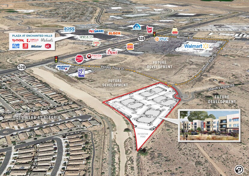 Primary Photo Of Hwy 528 & Veanda Plaza SEQ dr, Bernalillo Land For Sale