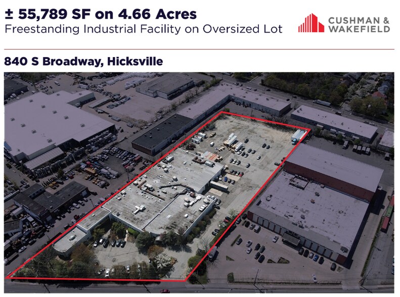 Primary Photo Of 840 S Broadway, Hicksville Manufacturing For Lease
