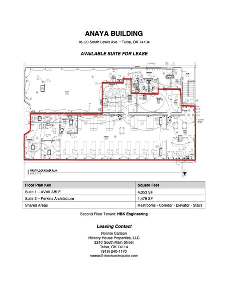 More Photos Of 16-20 S Lewis Ave, Tulsa Office For Lease