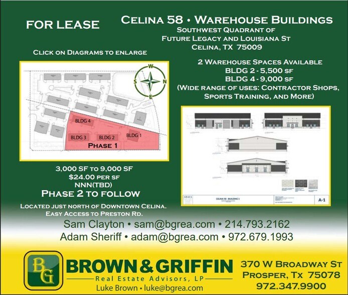 Primary Photo Of 3500 Louisiana dr, Celina Showroom For Lease