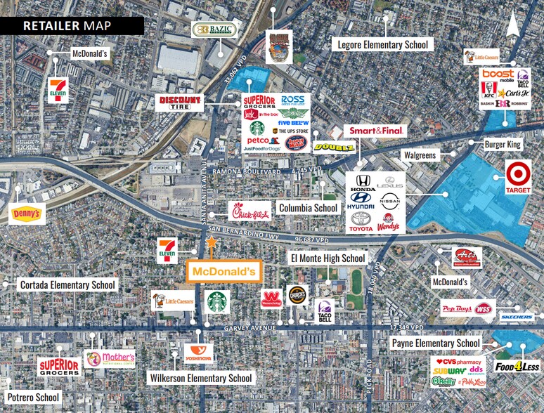 More Photos Of 3248 Santa Anita Ave, El Monte Fast Food For Sale