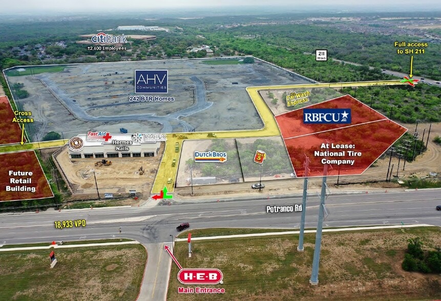 More Photos Of Potranco Road @ Stevens Parkway, San Antonio Storefront For Lease