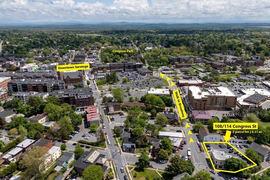 Primary Photo Of 108-114 Congress St, Saratoga Springs Restaurant For Sale
