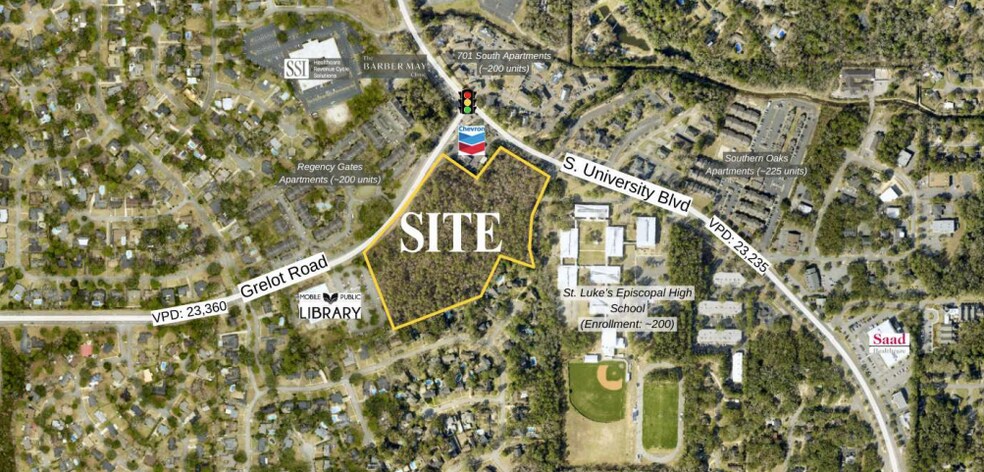 Primary Photo Of 000 Grelot Rd, Mobile Land For Lease