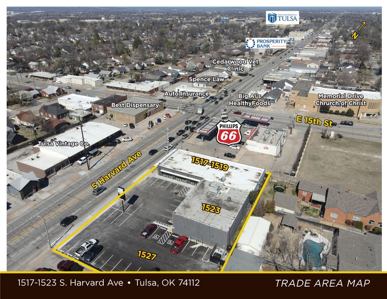 More Photos Of 1517-1523 S Harvard Ave, Tulsa Storefront Retail Office For Lease