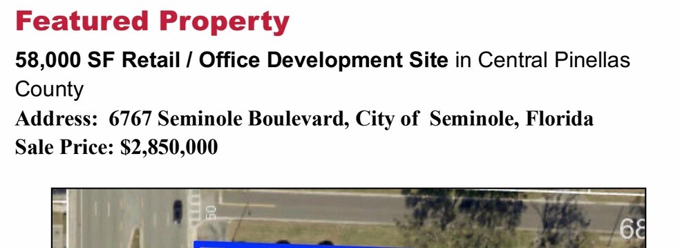 More Photos Of 6767 Seminole Blvd, Seminole Land For Sale